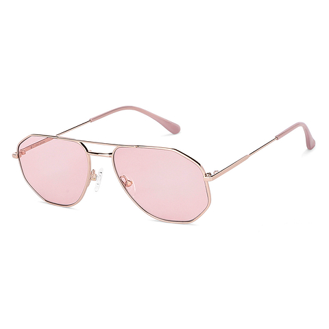 John Jacobs Online Gold Full Rim Aviator left side