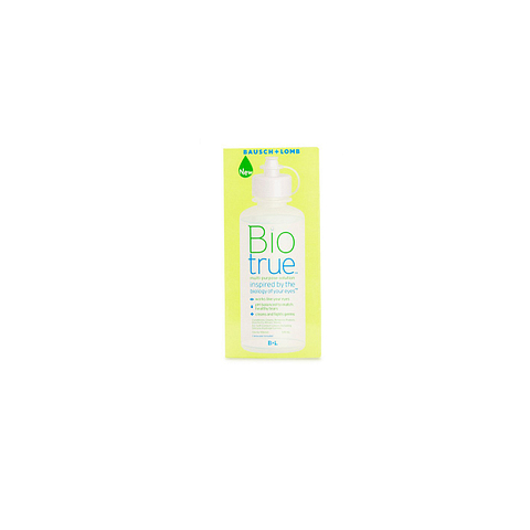 Bausch & Lomb Bio True 120ml Contact Lens Solution left side