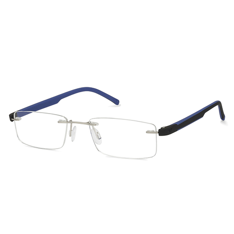 Lenskart Air Online Silver Rimless Rectangle left side Lenskart Air Online Silver Rimless Rectangle left side