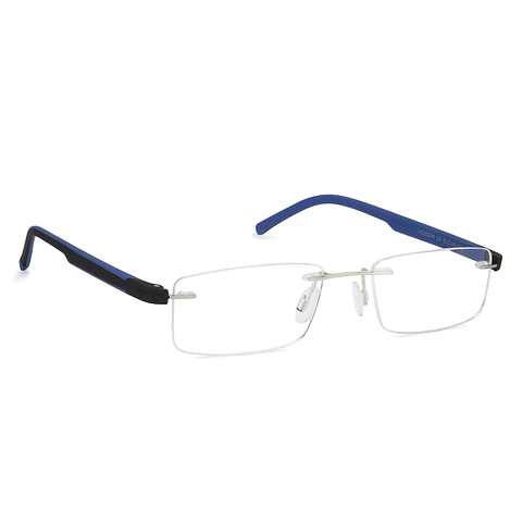 Lenskart Air Online Silver Rimless Rectangle left side Lenskart Air Online Silver Rimless Rectangle left side