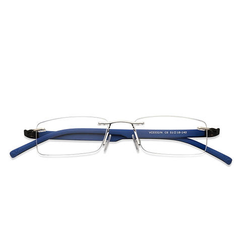 Lenskart Air Online Silver Rimless Rectangle right side Lenskart Air Online Silver Rimless Rectangle right side
