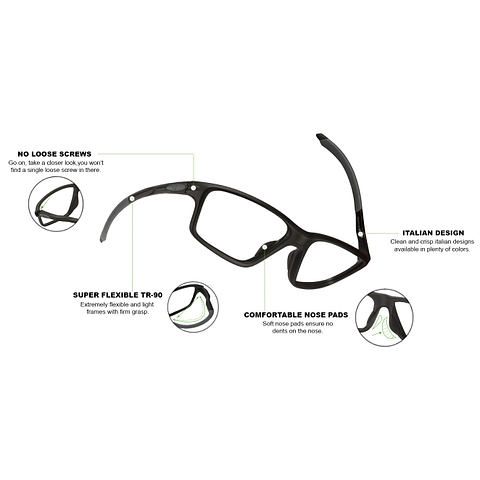Lenskart Air Online Black Full Rim Rectangle left side Lenskart Air Online Black Full Rim Rectangle left side