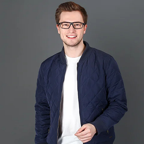 Lenskart Air Online Black Full Rim Rectangle left side Lenskart Air Online Black Full Rim Rectangle left side