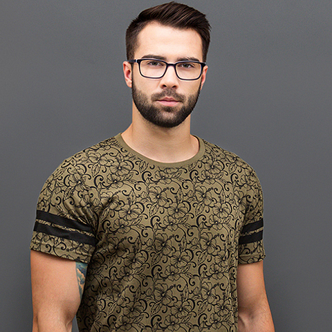 Vincent Chase Online Sky Blue Full Rim Rectangle left side Vincent Chase Online Sky Blue Full Rim Rectangle left side