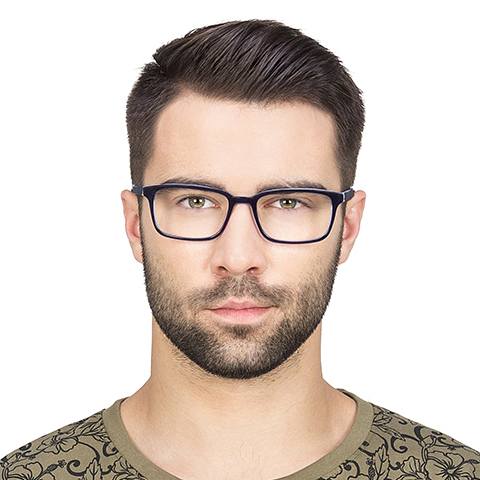 Vincent Chase Online Sky Blue Full Rim Rectangle right side Vincent Chase Online Sky Blue Full Rim Rectangle right side