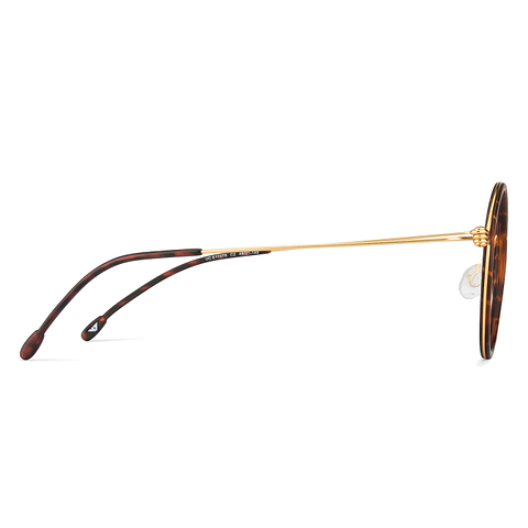 Lenskart Air Online Golden Brown Full Rim Round left side Lenskart Air Online Golden Brown Full Rim Round left side