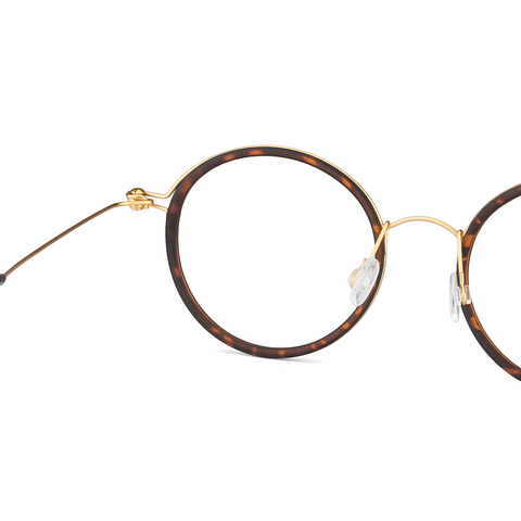 Lenskart Air Online Golden Brown Full Rim Round right side Lenskart Air Online Golden Brown Full Rim Round right side