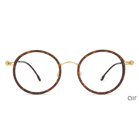 Lenskart Air Online Golden Brown Full Rim Round right side Lenskart Air Online Golden Brown Full Rim Round right side