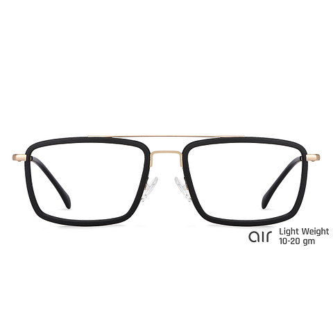 Lenskart Air Black Full Rim Rectangle right side Lenskart Air Black Full Rim Rectangle right side