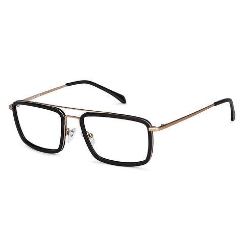 Lenskart Air Black Full Rim Rectangle left side Lenskart Air Black Full Rim Rectangle left side