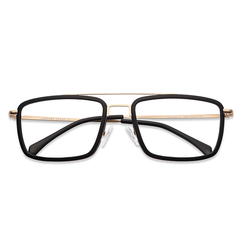 Lenskart Air Black Full Rim Rectangle left side Lenskart Air Black Full Rim Rectangle left side