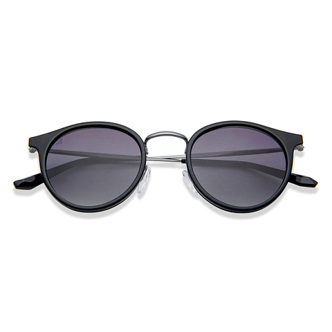 Vincent Chase Polarized Light Gray Full Rim Round left side