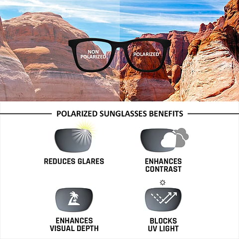 Vincent Chase Polarized Light Gray Full Rim Round left side