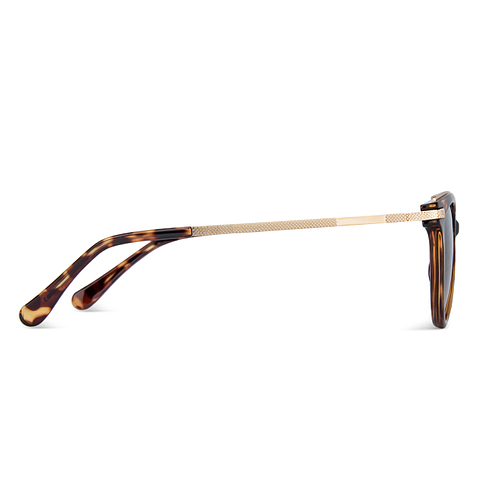 Vincent Chase Polarized Light Brown Full Rim Cat Eye left side